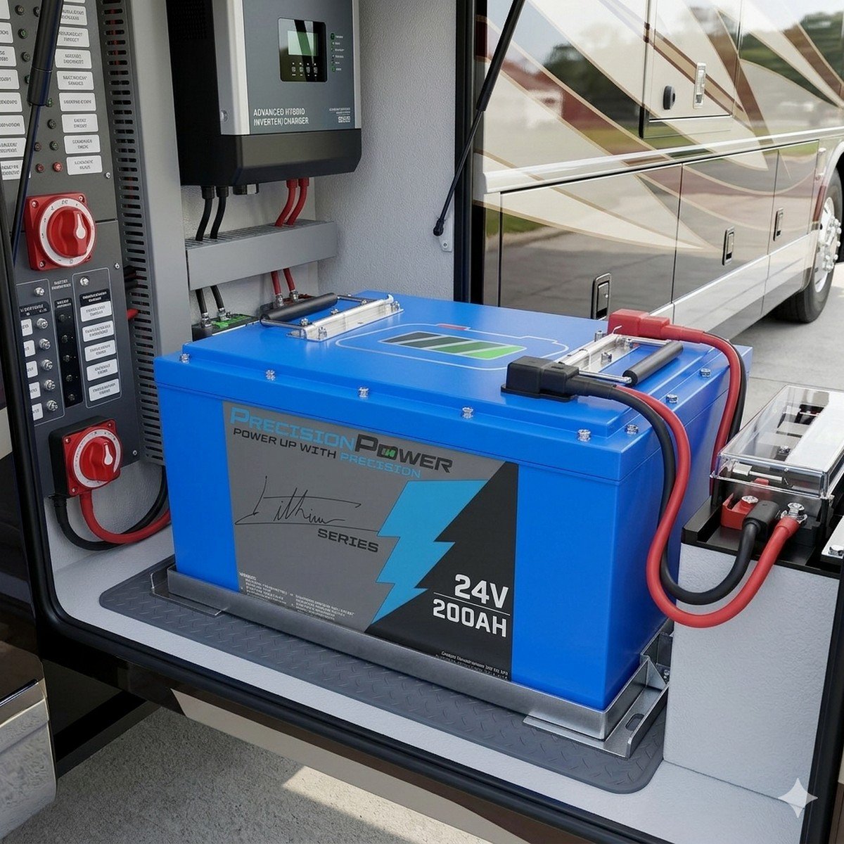 Precsion Power  24V 200Ah Deep cycle